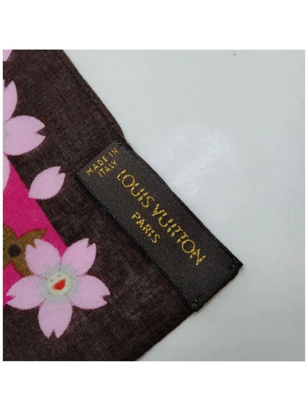 Authentic Louis Vuitton Murakami Cherry Blossom Scarf